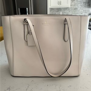 White Kate Spade Medium Tote